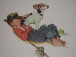 Art: Limited Edition Norman Rockwell - Adventures...